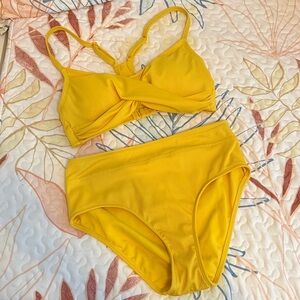 All in Motion Yellow Bikini Set